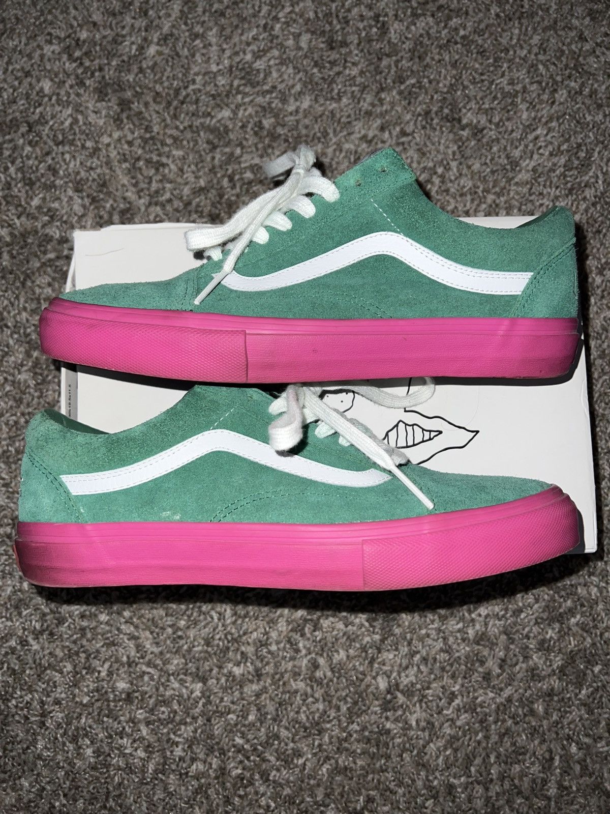 image of 2014 Golf Wang Vans Shoes in Green, Men's (Size 9)