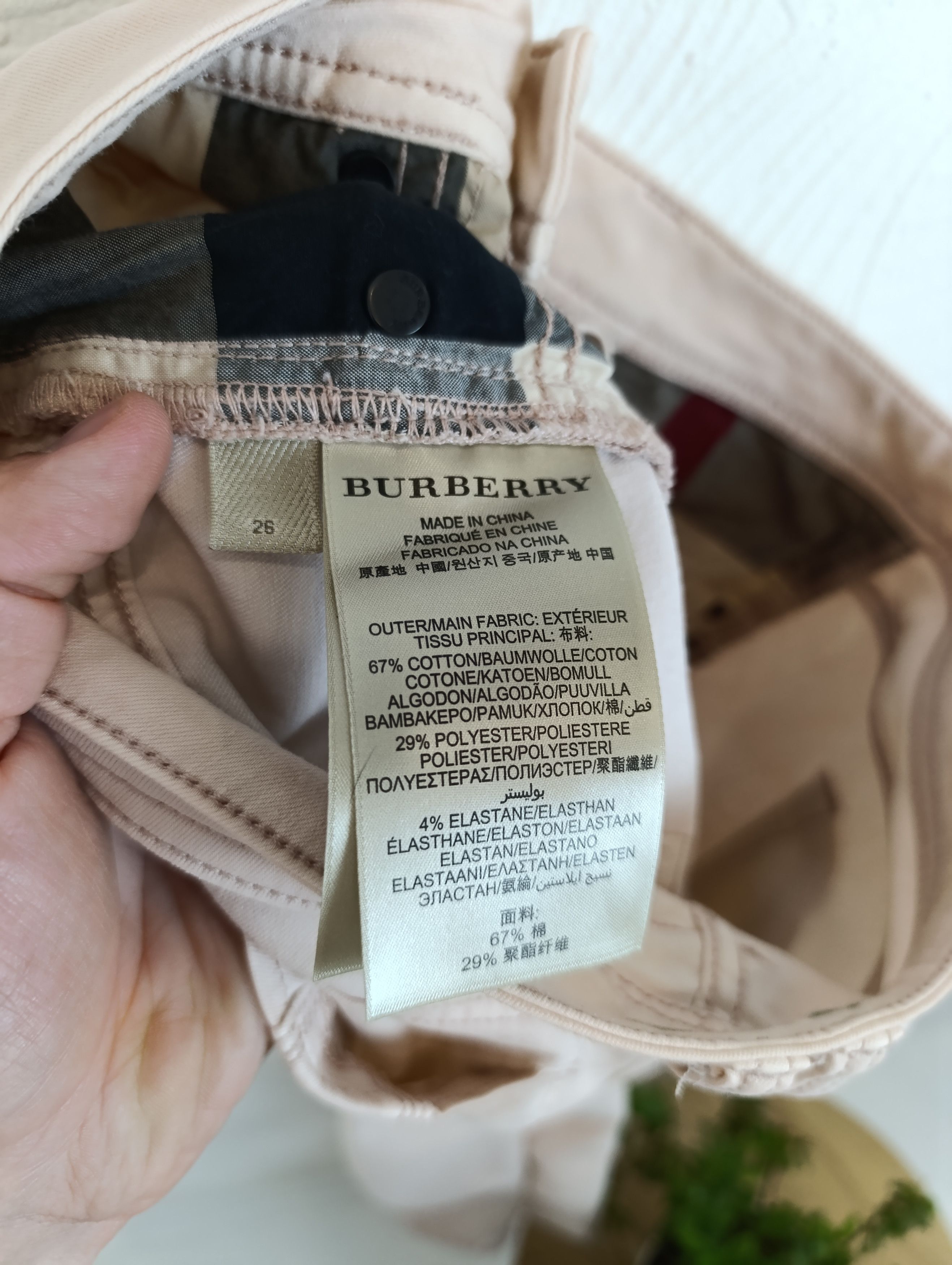Burberry × Designer BURBERRY BRIT BAYSWATER WOMENS SKINNY ANKLE JEANS Size 26" / US 2 / IT 38 - 17 Thumbnail