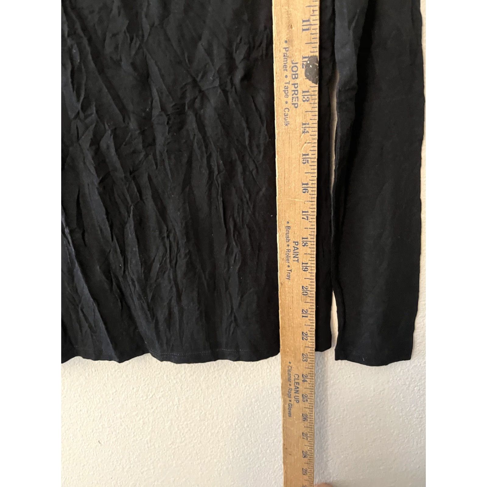 Talbots Talbots Pullover Shirt Women Black Long Sleeve V-Neck Cotton Blend PS Petite Size SP Size S / US 4 / IT 40 - 4 Thumbnail