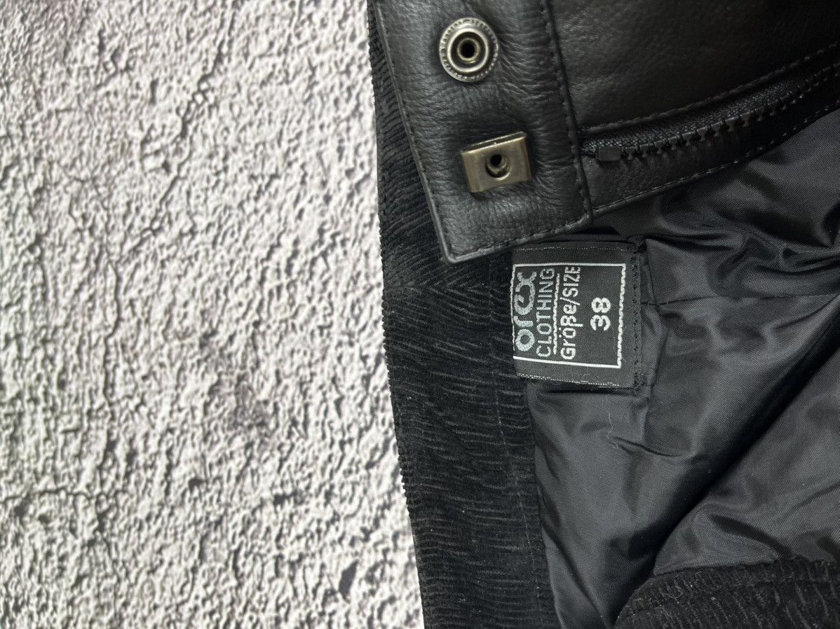 Leather Vintage 90s Leather Biker Opium Gothic Pants Rave Size 27" / US 4 / IT 40 - 9 Thumbnail