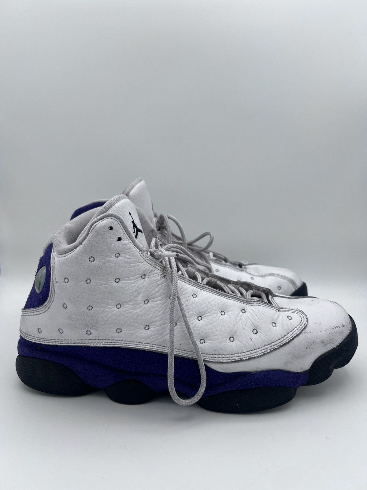 Jordan Brand Nike Air Jordan 13 Lakers Men Size 13 414571-105 White Black Size US 13 / EU 46 - 1 Thumbnail