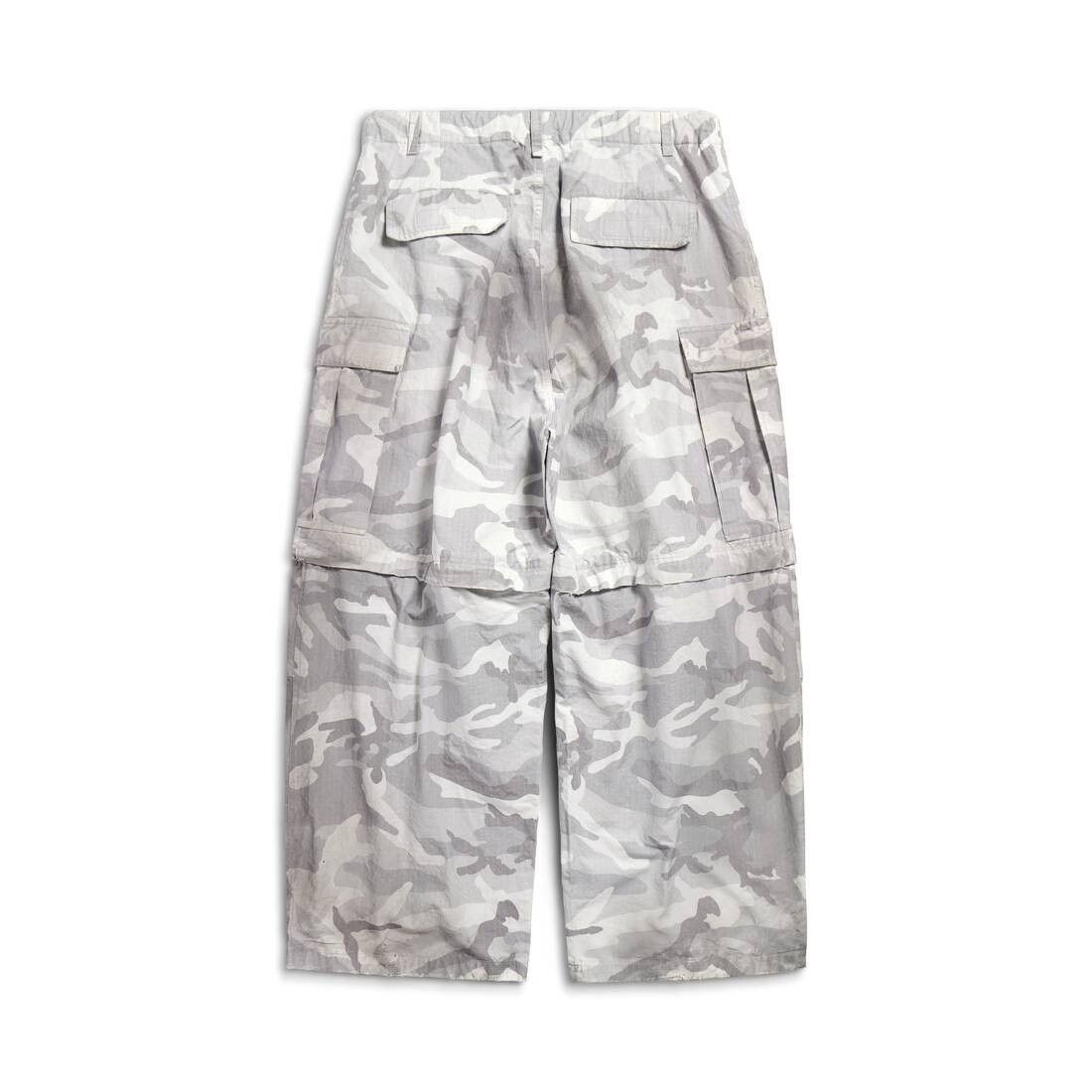 Balenciaga o1tr1nto1025 Large Cargo Pants in Light Grey Size US 36 / EU 52 - 6 Thumbnail