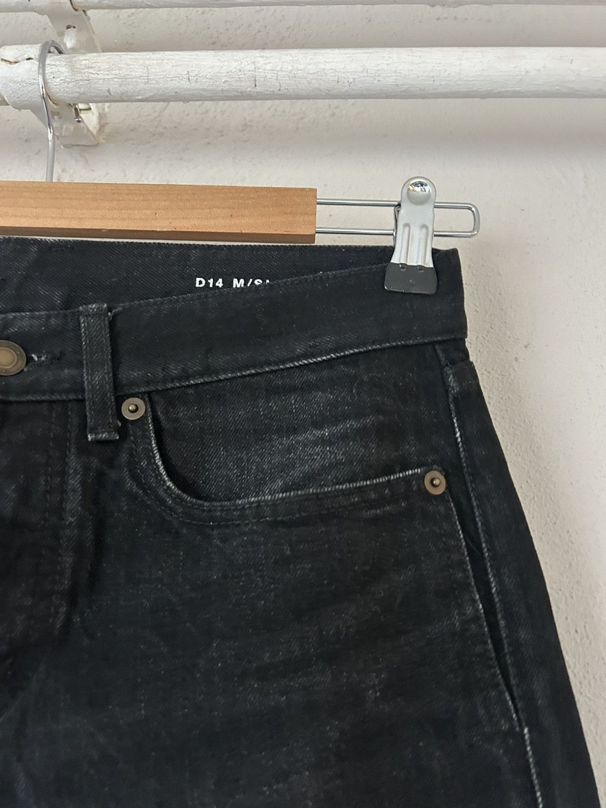 Saint Laurent Paris Saint Laurent D14 M/SL-LW Black Denim Cut-Off Shorts Size US 28 / EU 44 - 3 Thumbnail