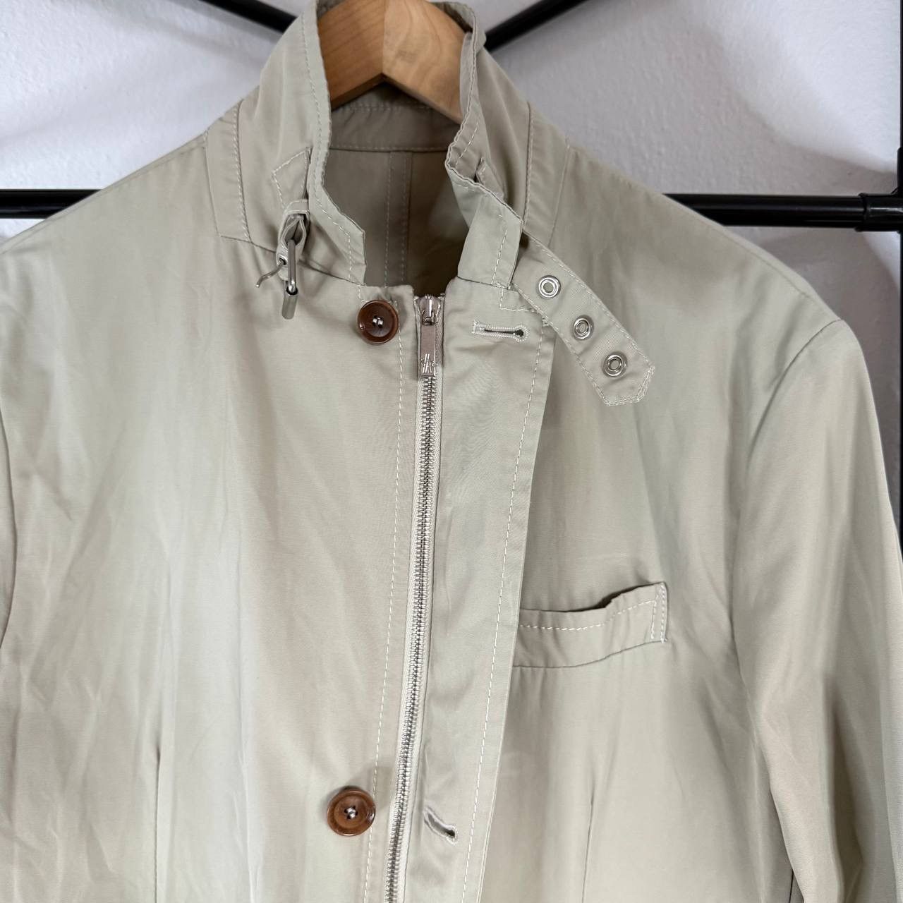 Moncler Moncler Vintage 00s Beige Jacket Size XL / US 12-14 / IT 48-50 - 5 Thumbnail