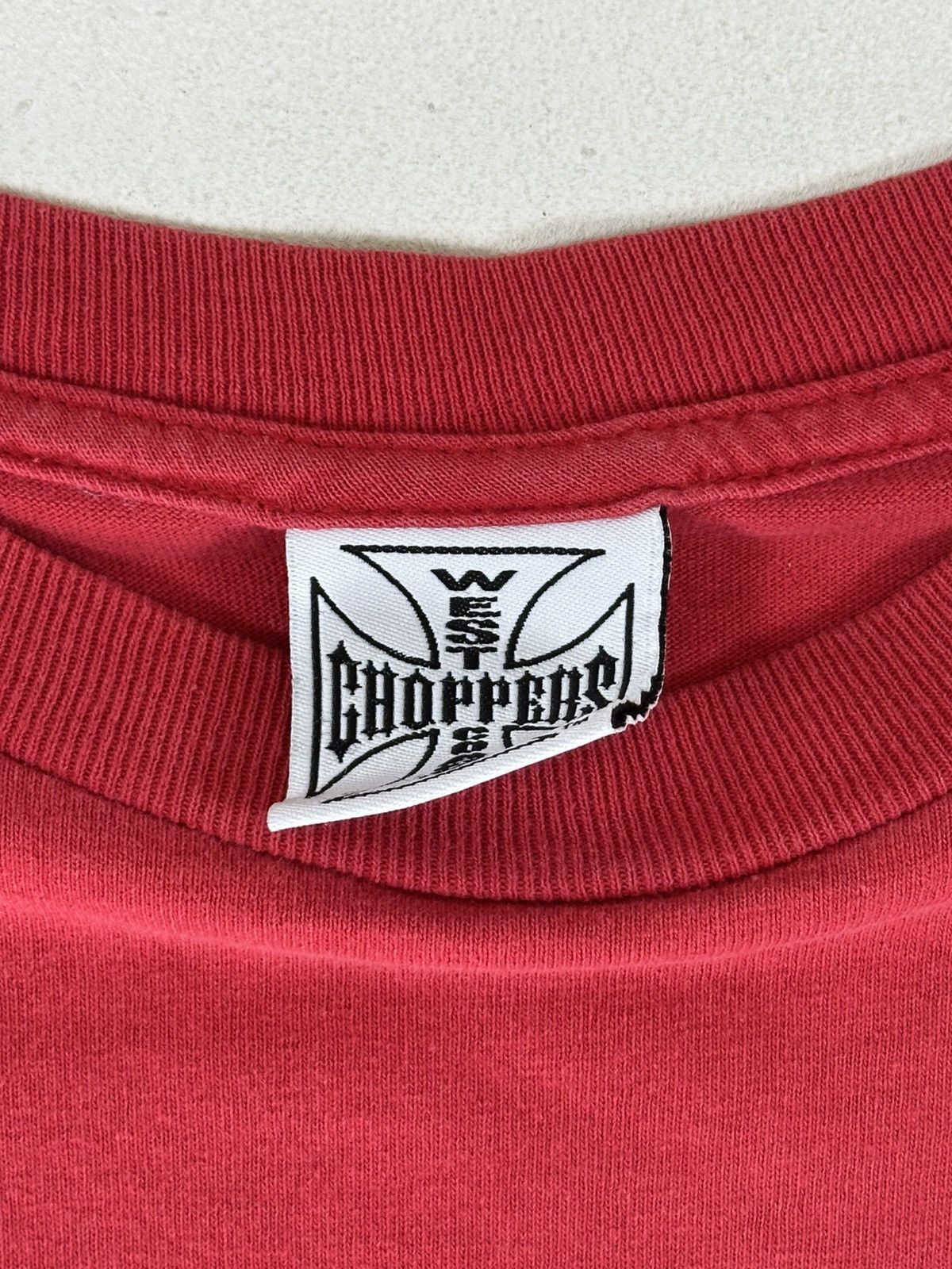 RARE Vintage West Coast Choppers Skull Rider Long Sleeve