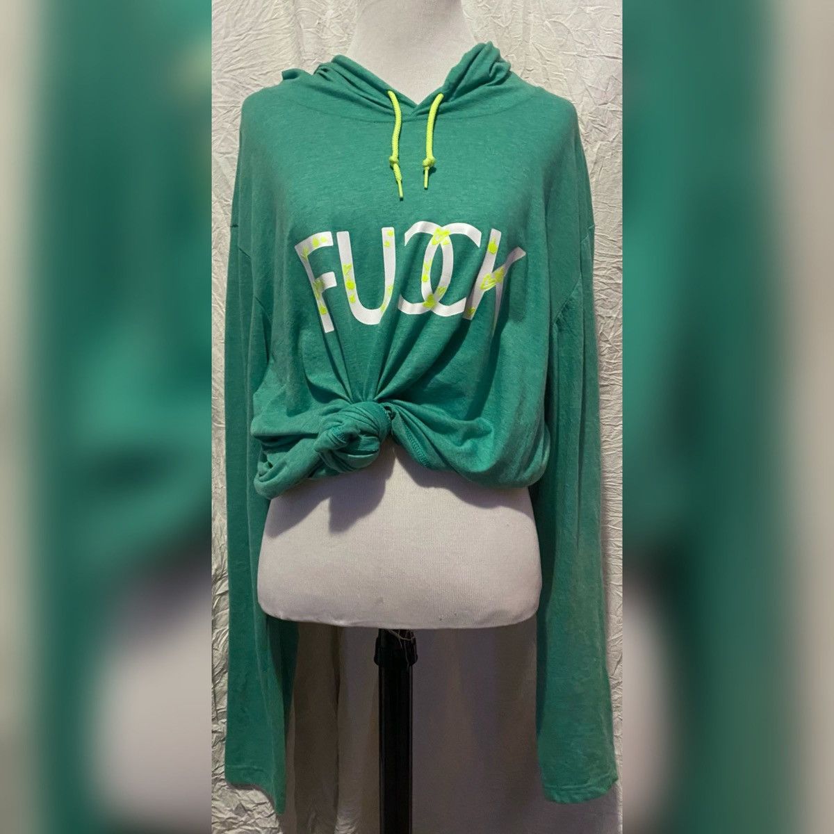 Other Neon, Custom, Glow In The Dark, F Word, Hooded Unisex Tee Size XL / US 12-14 / IT 48-50 - 3 Thumbnail