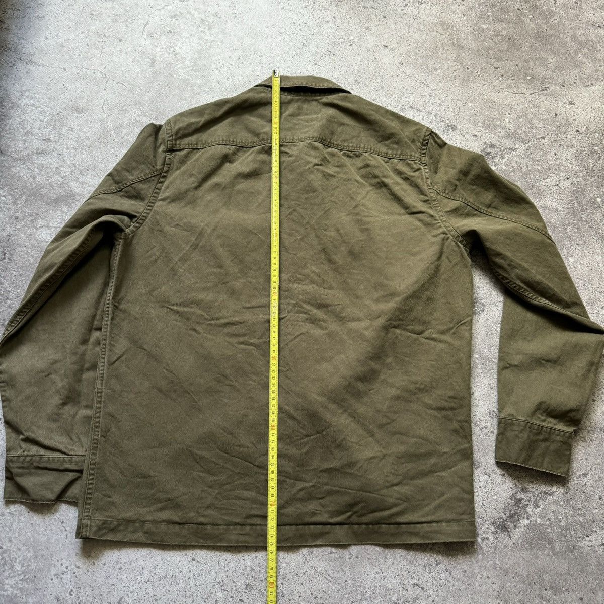 Allsaints All Saints Warrant Long Sleeve Shirt Army Green overshirt Size US M / EU 48-50 / 2 - 10 Thumbnail