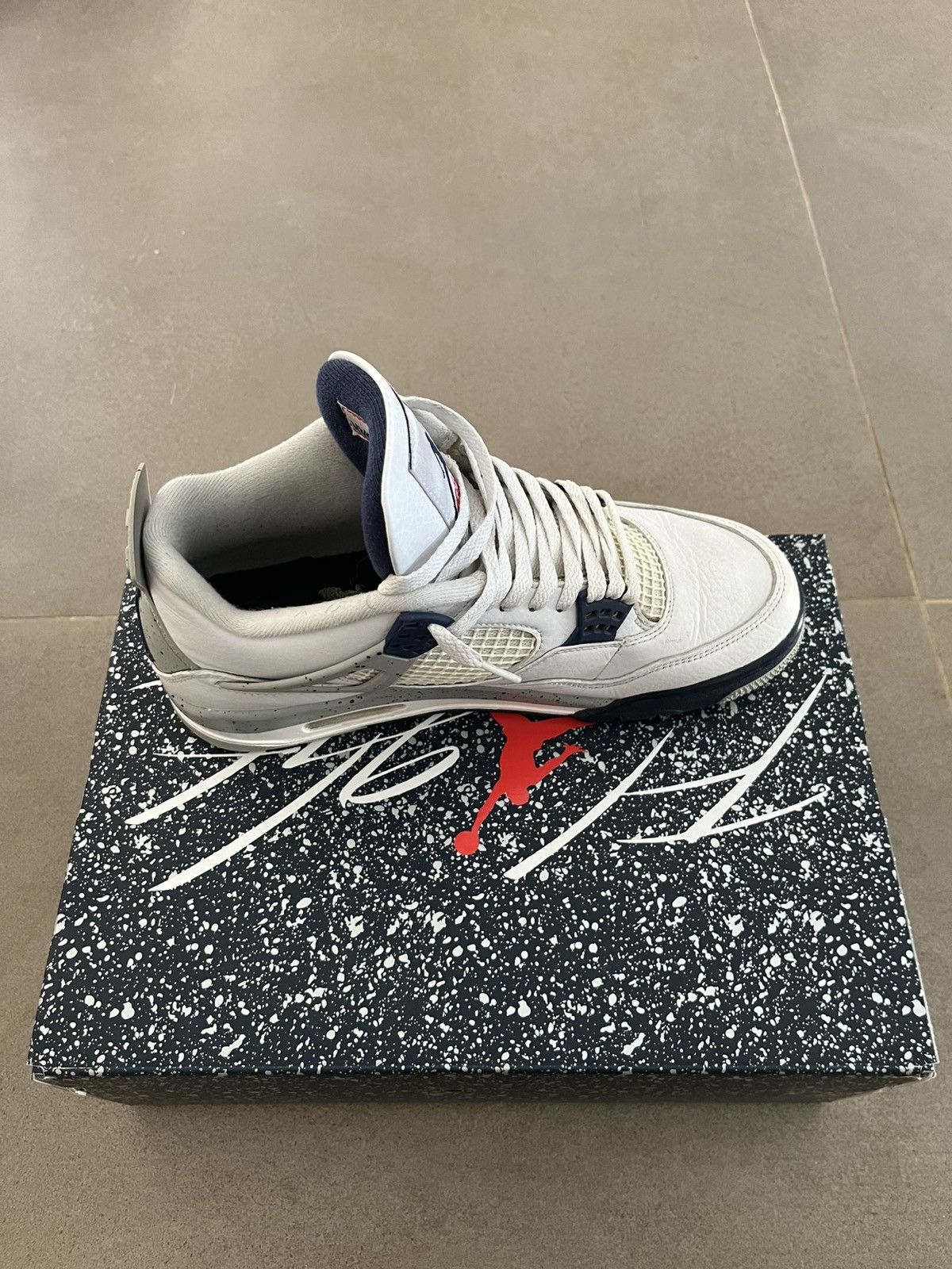 Jordan Brand Jordan 4 midnight navy Size US 9.5 / EU 42-43 - 7 Thumbnail