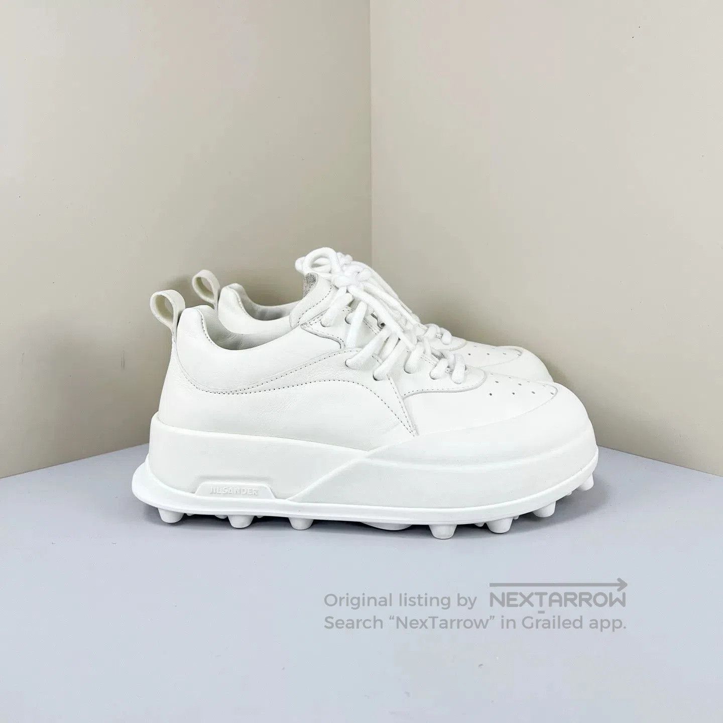 Jil Sander Jil Sander Platform Round-Toe Casual Sneakers. Size US 4 / IT 34 - 4 Thumbnail