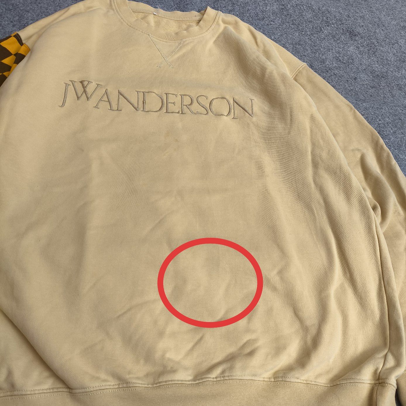 JW Anderson JW Anderson colorful checker sleeve sweatshirt crewneck Size US L / EU 52-54 / 3 - 5 Thumbnail
