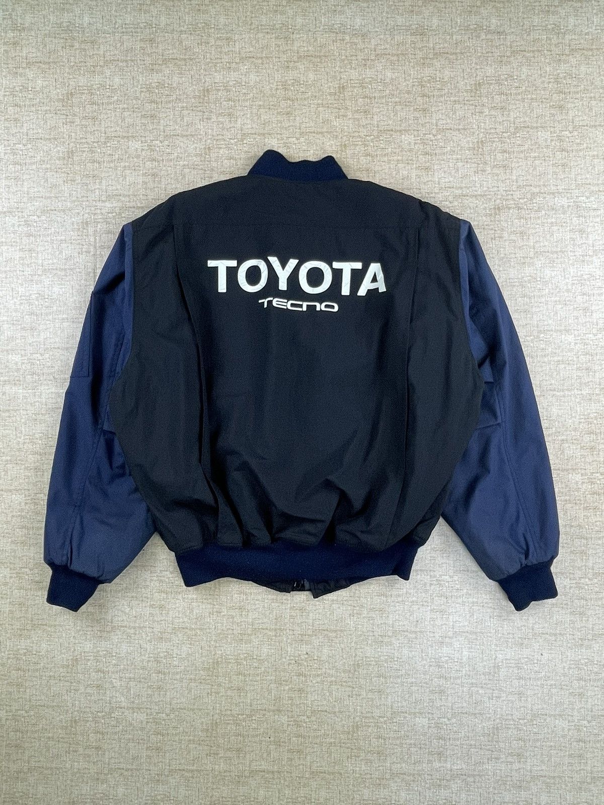 Vintage Vintage Toyota Techno Japan Racing Bomber Jacket Size US L / EU 52-54 / 3 - 1 Thumbnail