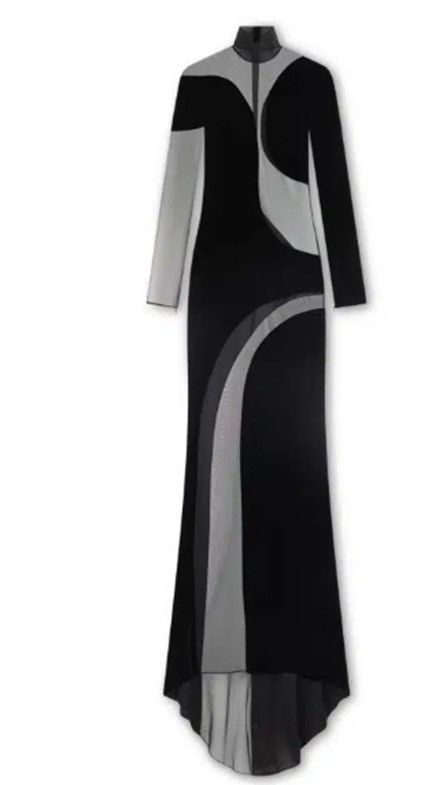 Tom Ford o1loc1c0625 AB3115 Maxi Dress in Black Size XS / US 0-2 / IT 36-38 - 1 Preview