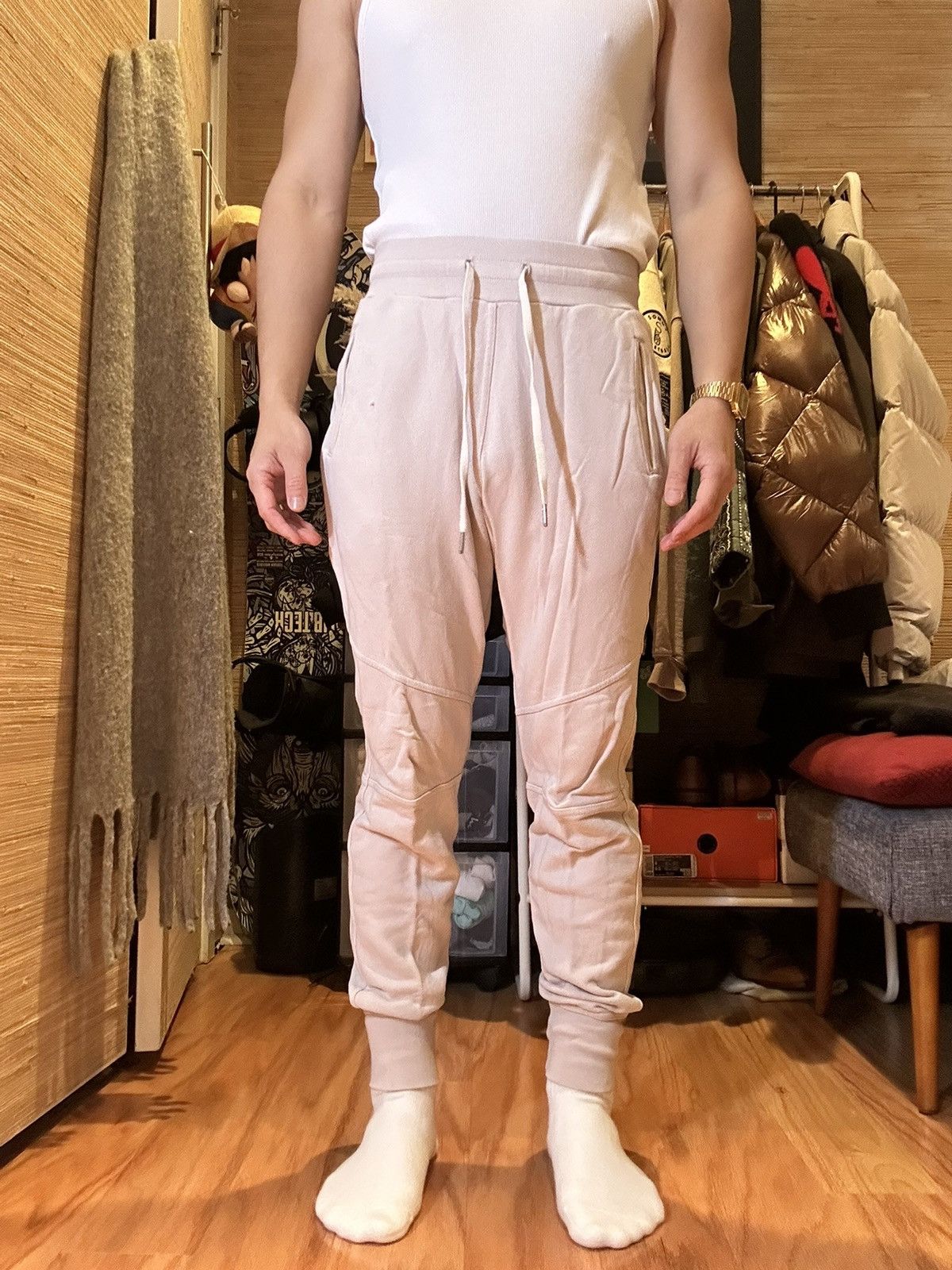 John Elliott John Elliott Cream Sweatpants Size US 30 / EU 46 - 9 Thumbnail