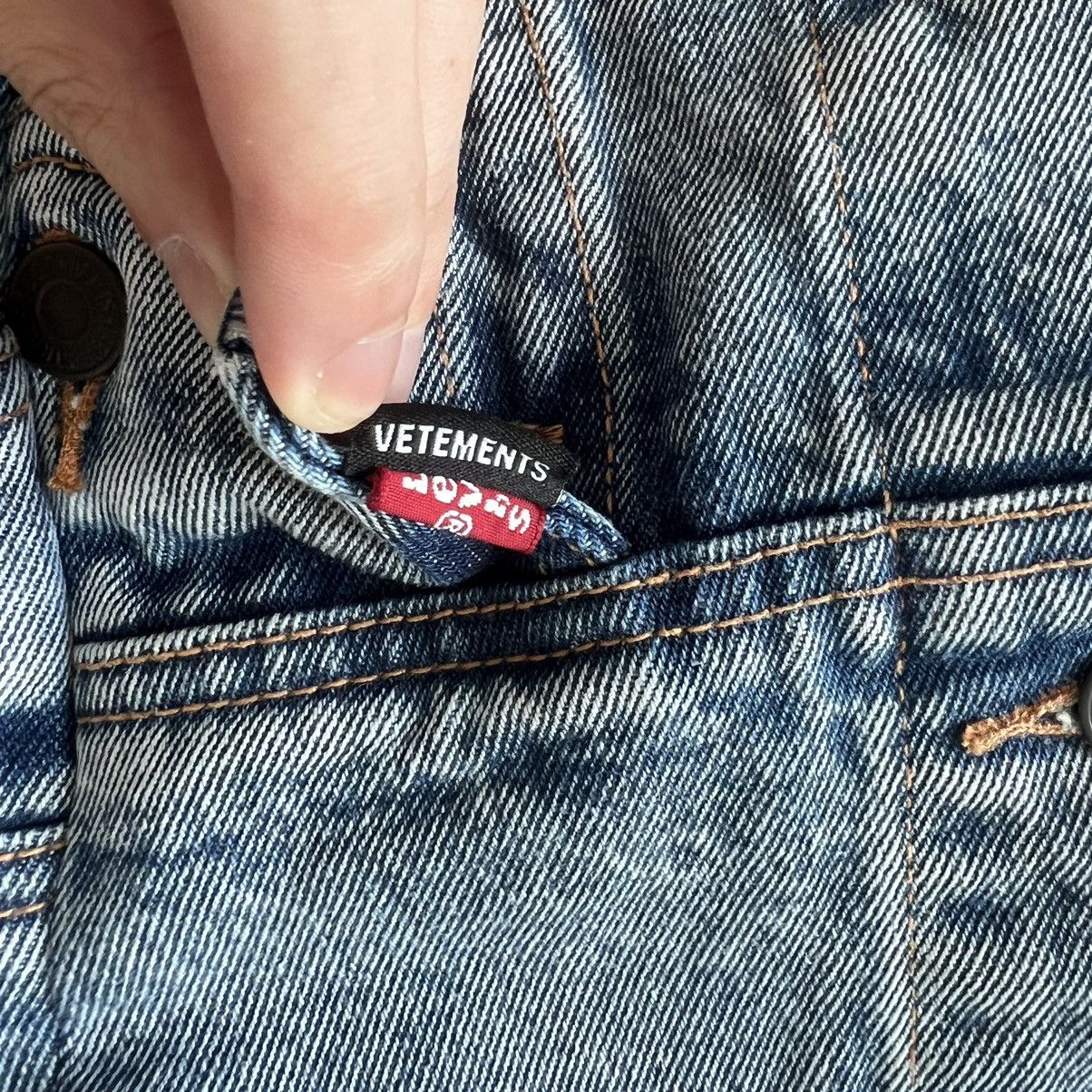 Levi's × Levi's Vintage Clothing × Vetements AW18 Vetements x Levi’s Reconstructed Denim Jacket Size S / US 4 / IT 40 - 2 Thumbnail