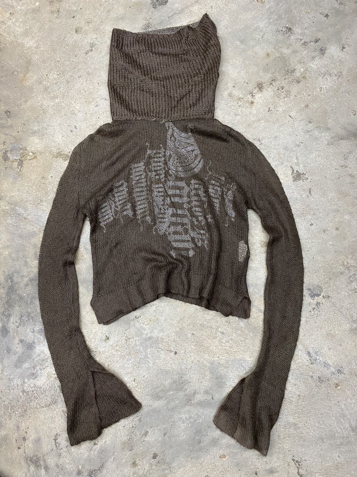 If Six Was Nine × Japanese Brand numbernine style open knit GFFERRE grunge gothic style Size S / US 4 / IT 40 - 13 Thumbnail