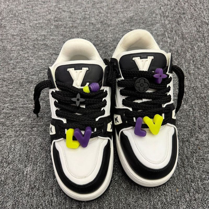 Louis Vuitton Louis Vuitton Trainer Maxi Low-Top Sneakers -2508 Size US 8 / EU 41 - 3 Thumbnail