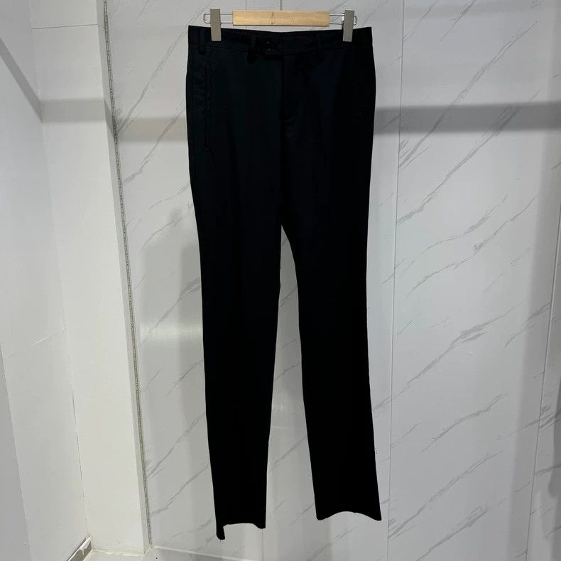 Prada Prada Show-style black wool trousers 2501-Nextarrow Size US 28 / EU 44 - 1 Thumbnail
