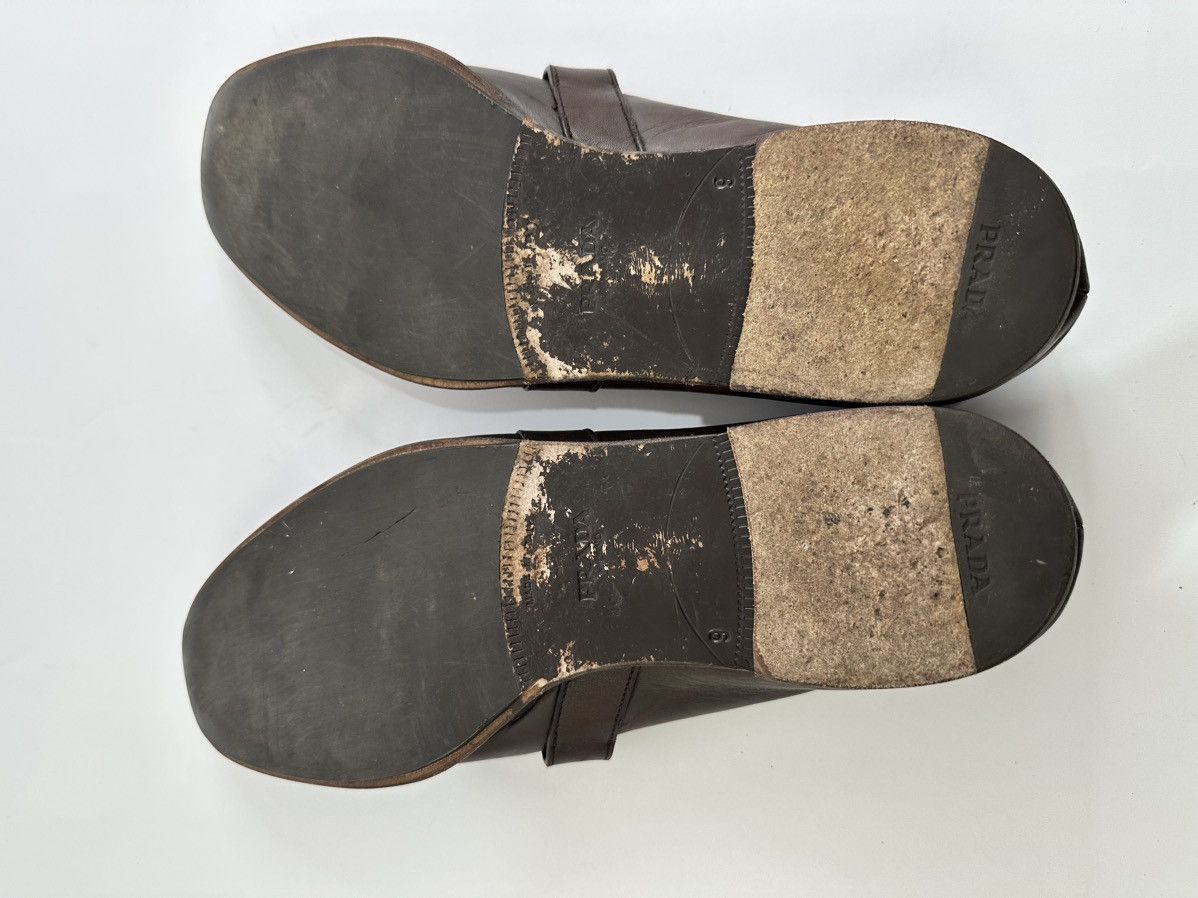 Prada Prada Brown Leather Slip on Loafers Size 8UK | 9 US | 42 EU Size US 9 / EU 42 - 10 Thumbnail