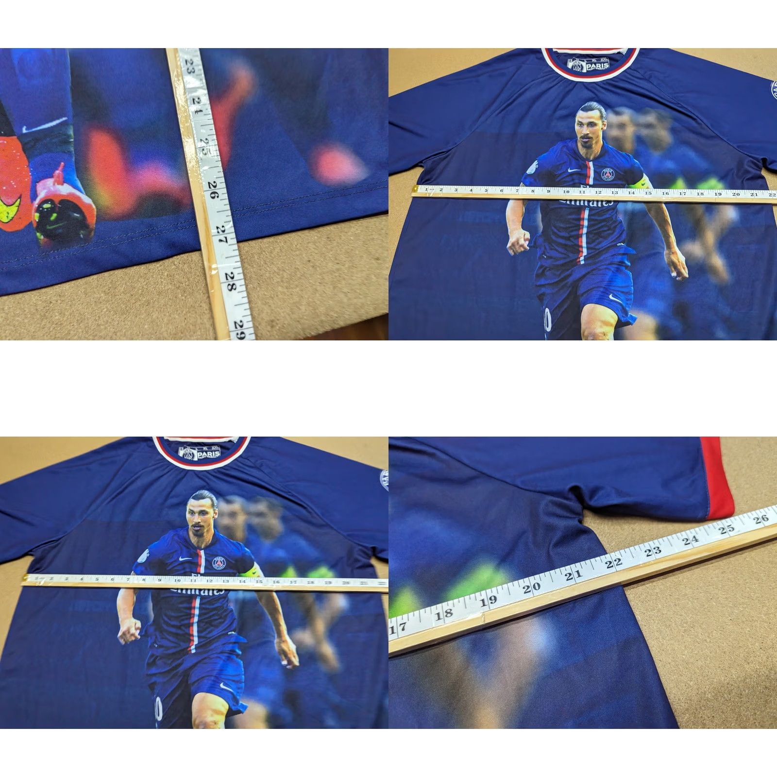 Vintage PARIS SAINT GERMAIN ZLATAN IBRAHIMOVIC official collection Jersey XL Weeplay PSG Size US XL / EU 56 / 4 - 8 Thumbnail