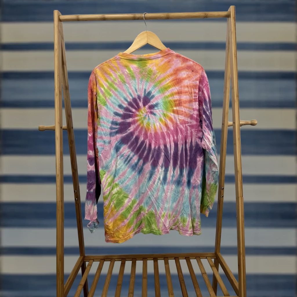 Delta VTG Delta T-Shirt Long Sleeve L Multicolor Distressed Thrashed Worn Cotton Grunge 90s Workwear Mens Size US L / EU 52-54 / 3 - 1 Thumbnail