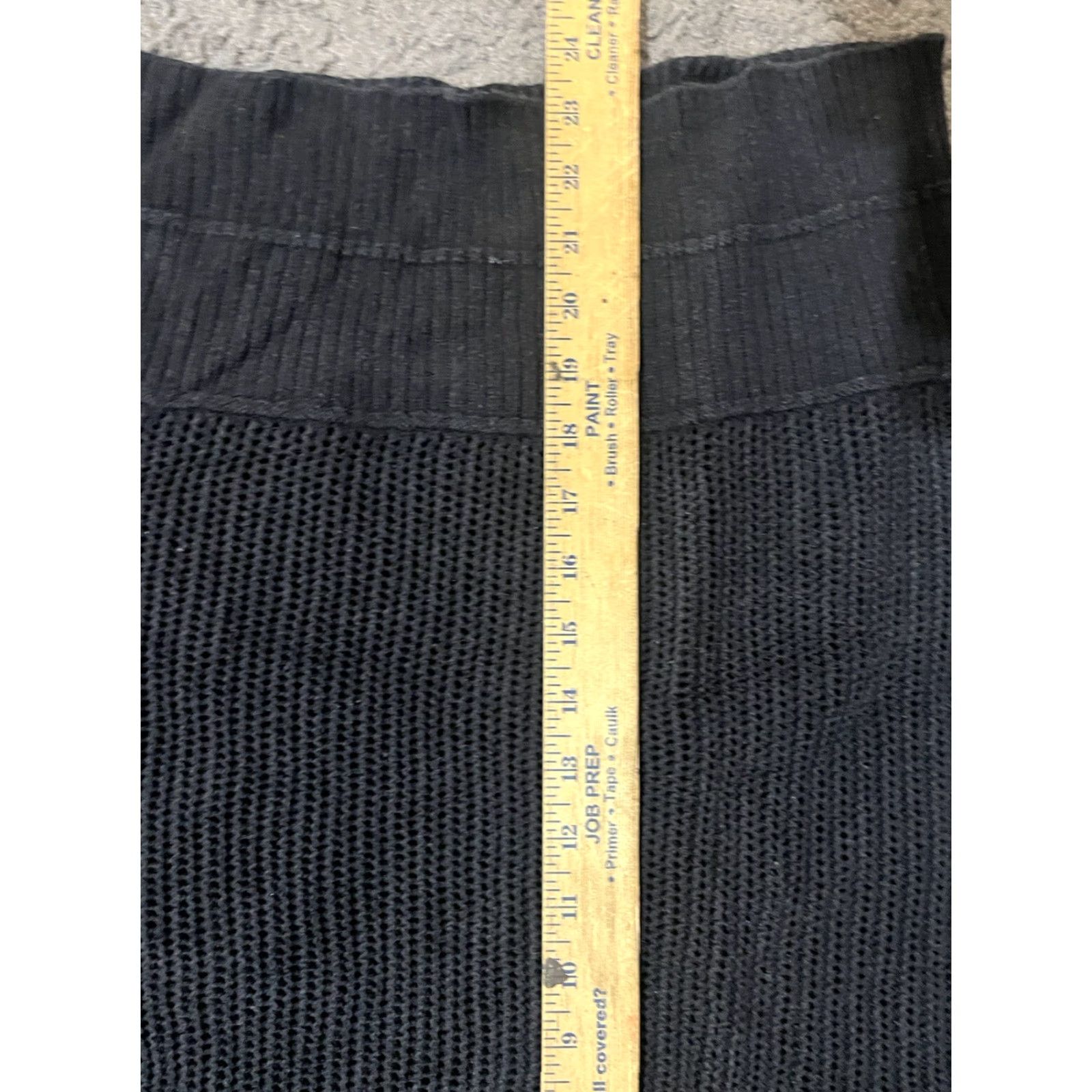 Calvin Klein Calvin Klein Jeans Black V-Neck Cable Knit Open Work Sweater Size Medium Size M / US 6-8 / IT 42-44 - 5 Thumbnail