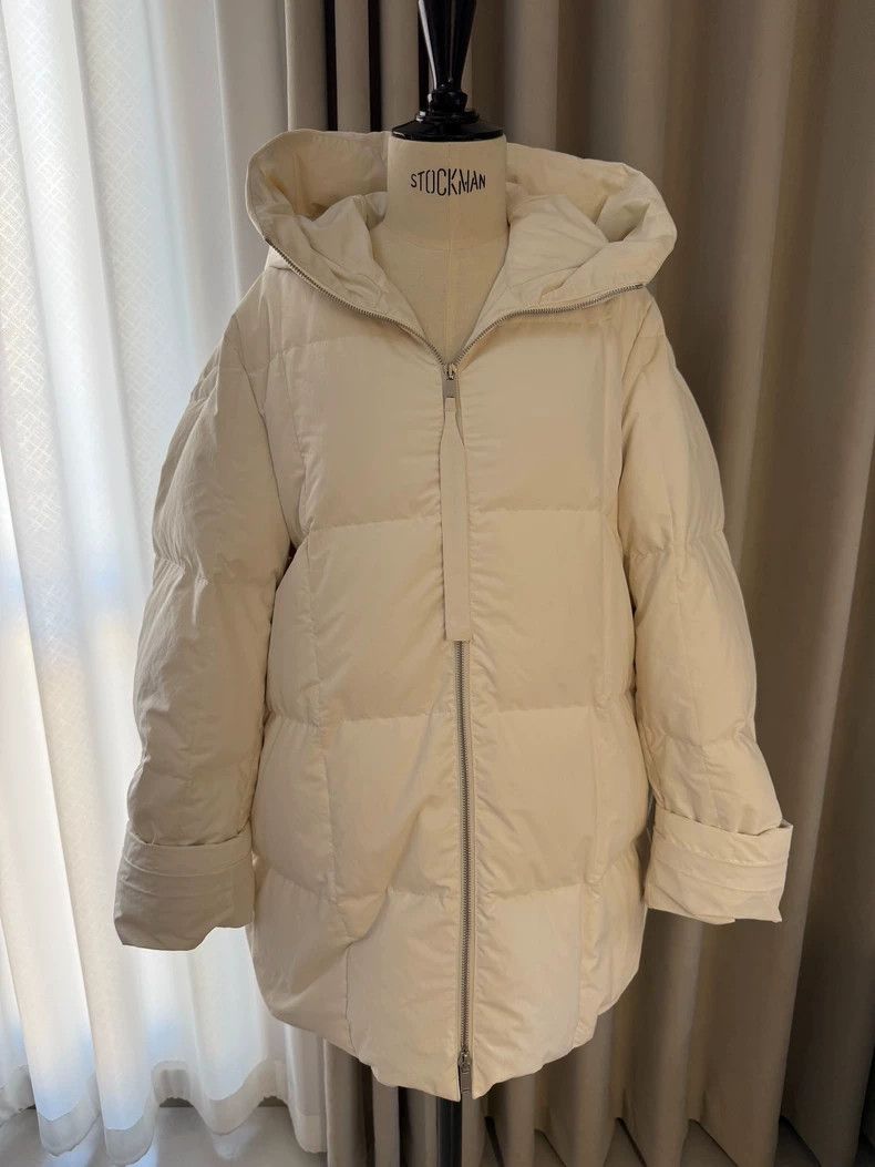 Jil Sander Jil Sander size 32 White down jacket Size 4XL / US 24-26 - 1 Thumbnail