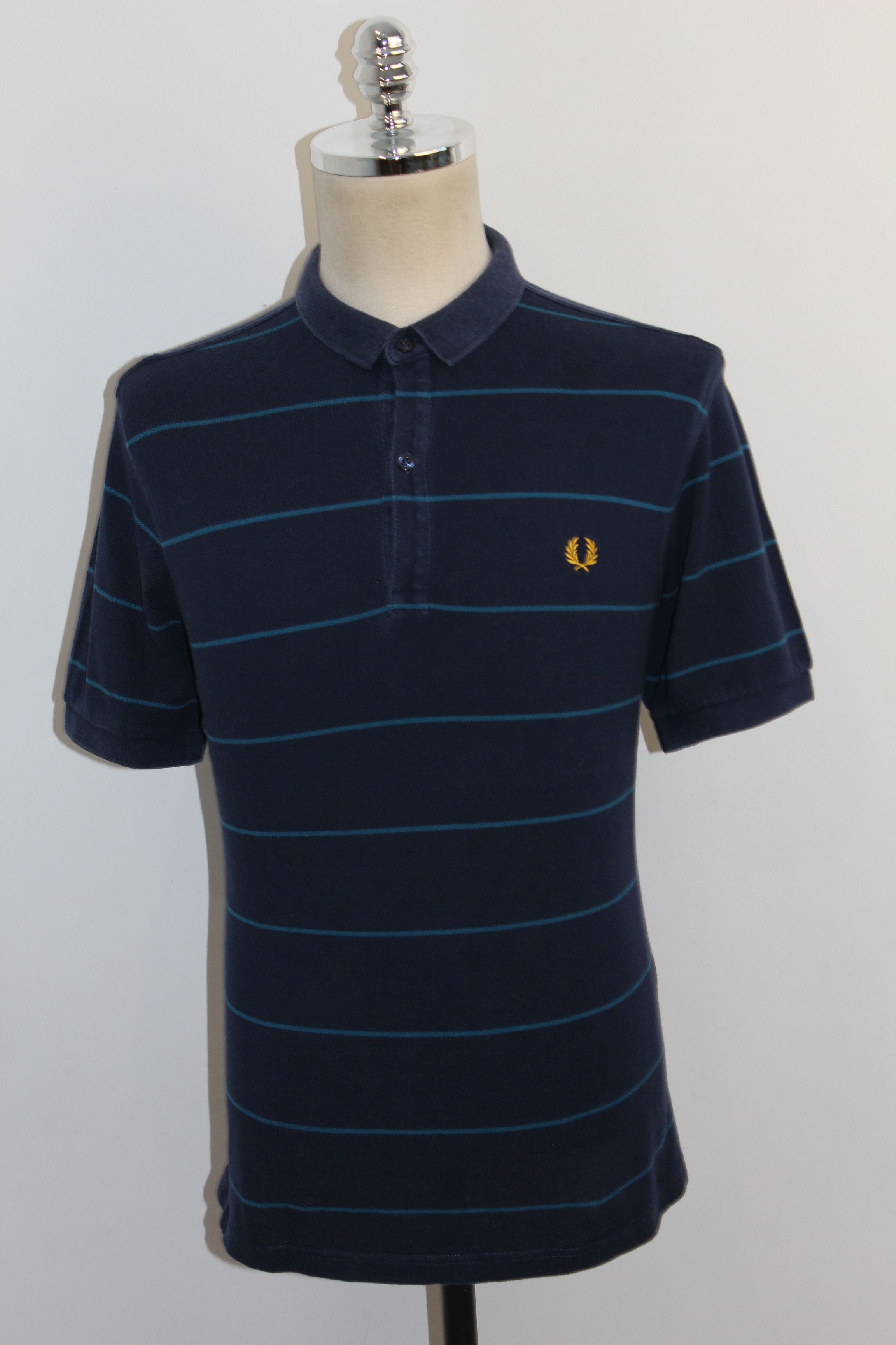 Fred Perry Fred Perry Short Sleeve Blue Polo Shirt Size US L / EU 52-54 / 3 - 2 Thumbnail