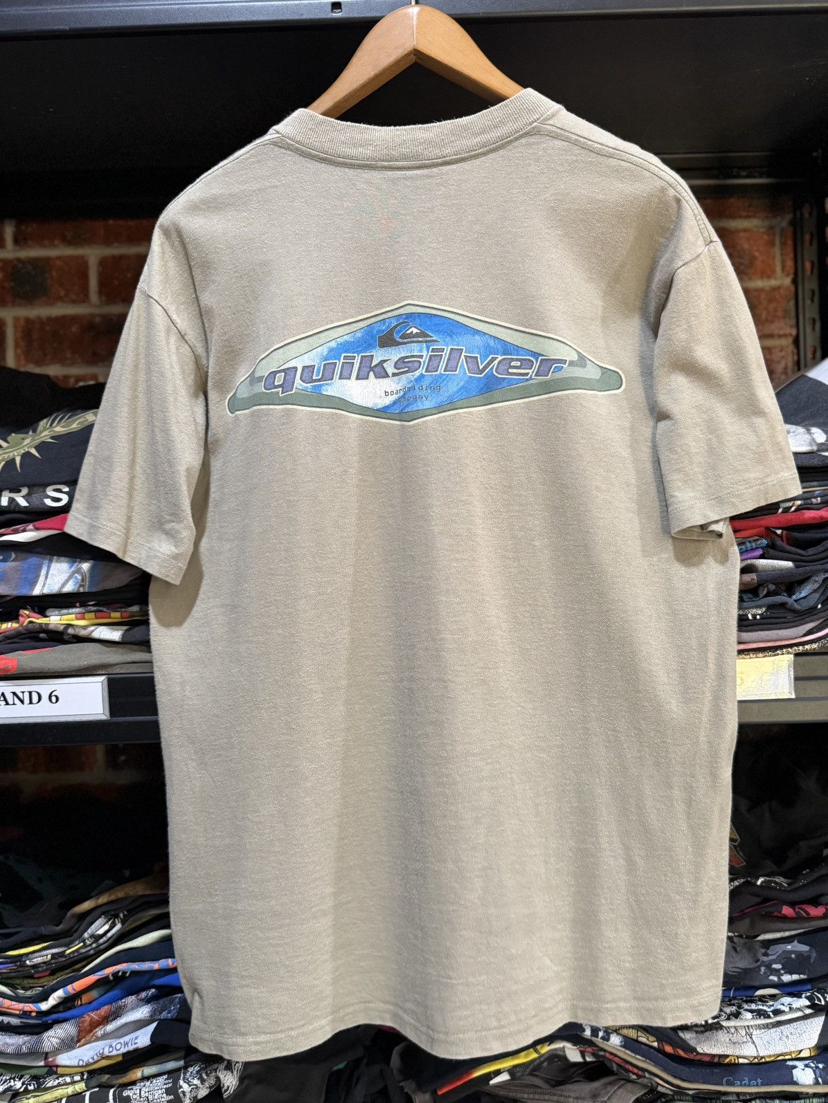 Quiksilver Vintage 90s Quiksilver Boardriding Company Surf Faded Tee Size US L / EU 52-54 / 3 - 1 Thumbnail