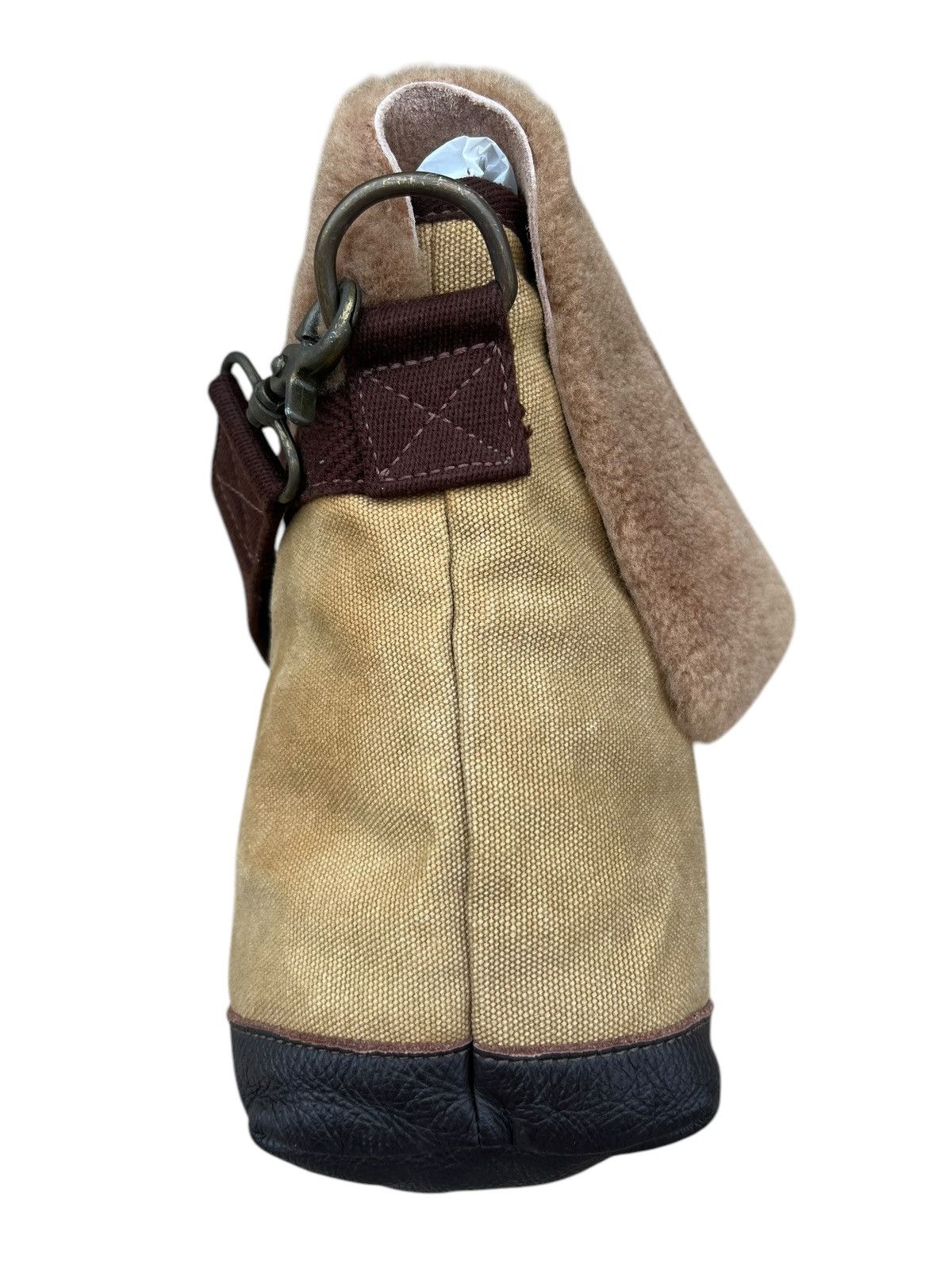 Frapbois Vintage Frapbois Japan Sheepskin Canvas Sling Bag Size ONE SIZE - 15 Thumbnail