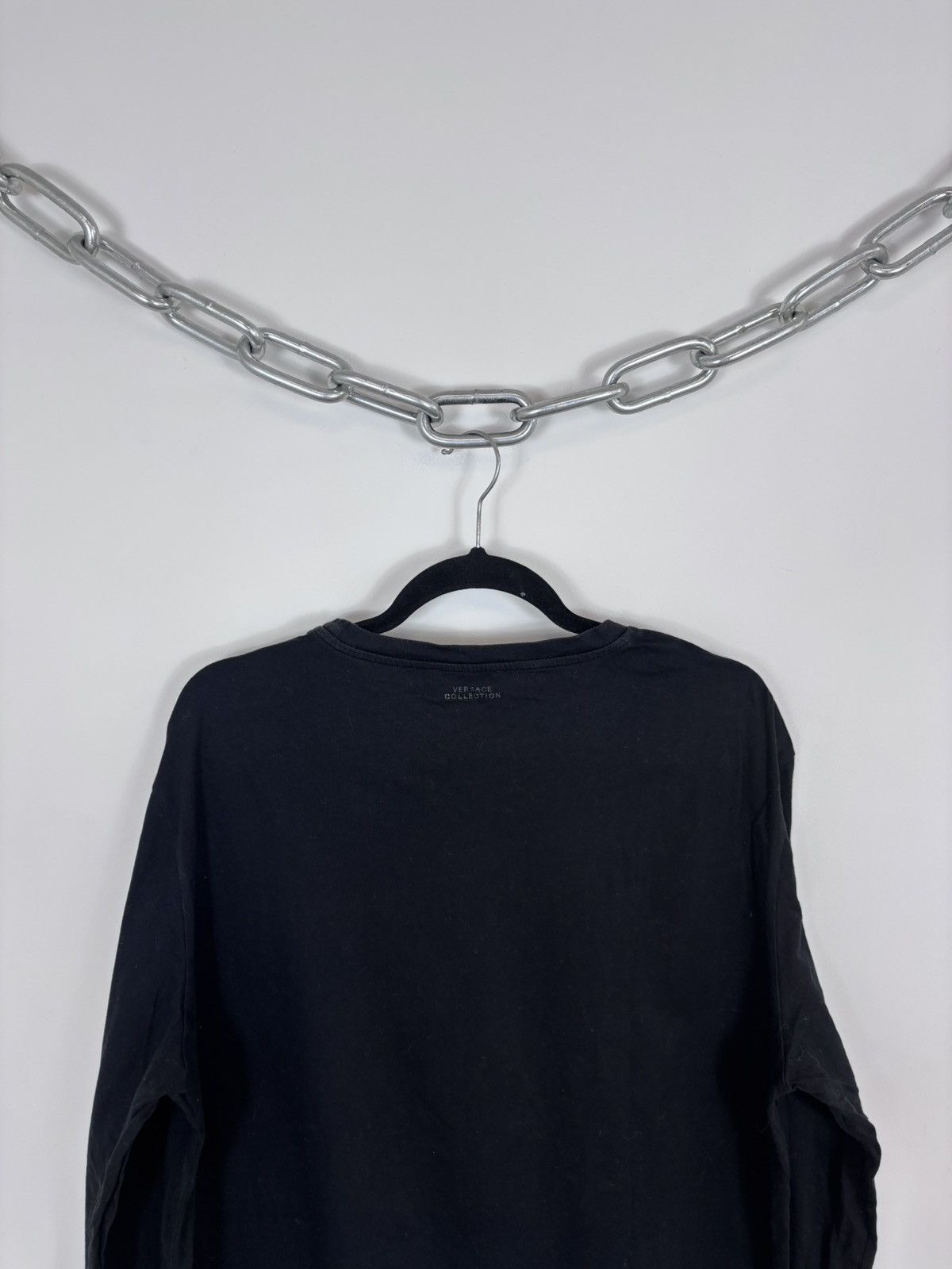 Versace Versace Collection Men’s Baroque Print Black Long Sleeve Tee Size US L / EU 52-54 / 3 - 11 Thumbnail