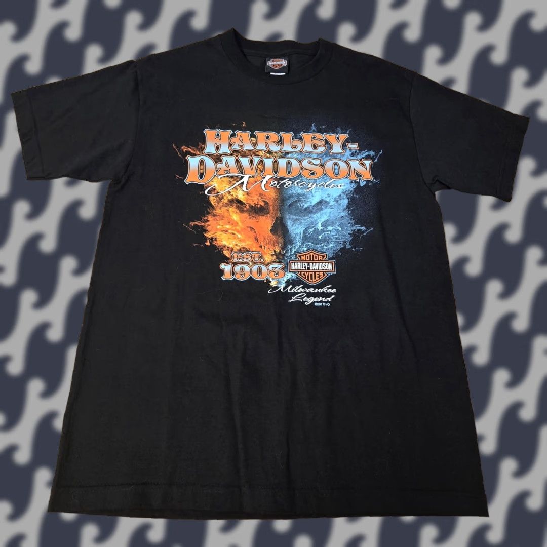 Harley Davidson Harley-Davidson Shirt Mens Medium Black Milwaukee Legend 1903 Badlands Biker Tee Size US M / EU 48-50 / 2 - 1 Thumbnail