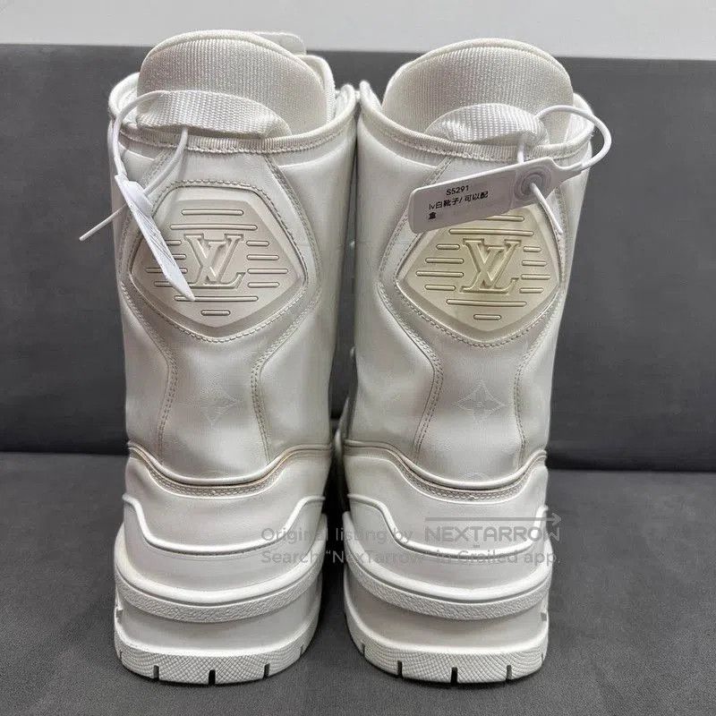 Louis Vuitton Louis Vuitton White Trainer Snow Boots for Men 0079. Size US 9.5 / EU 42-43 - 3 Thumbnail
