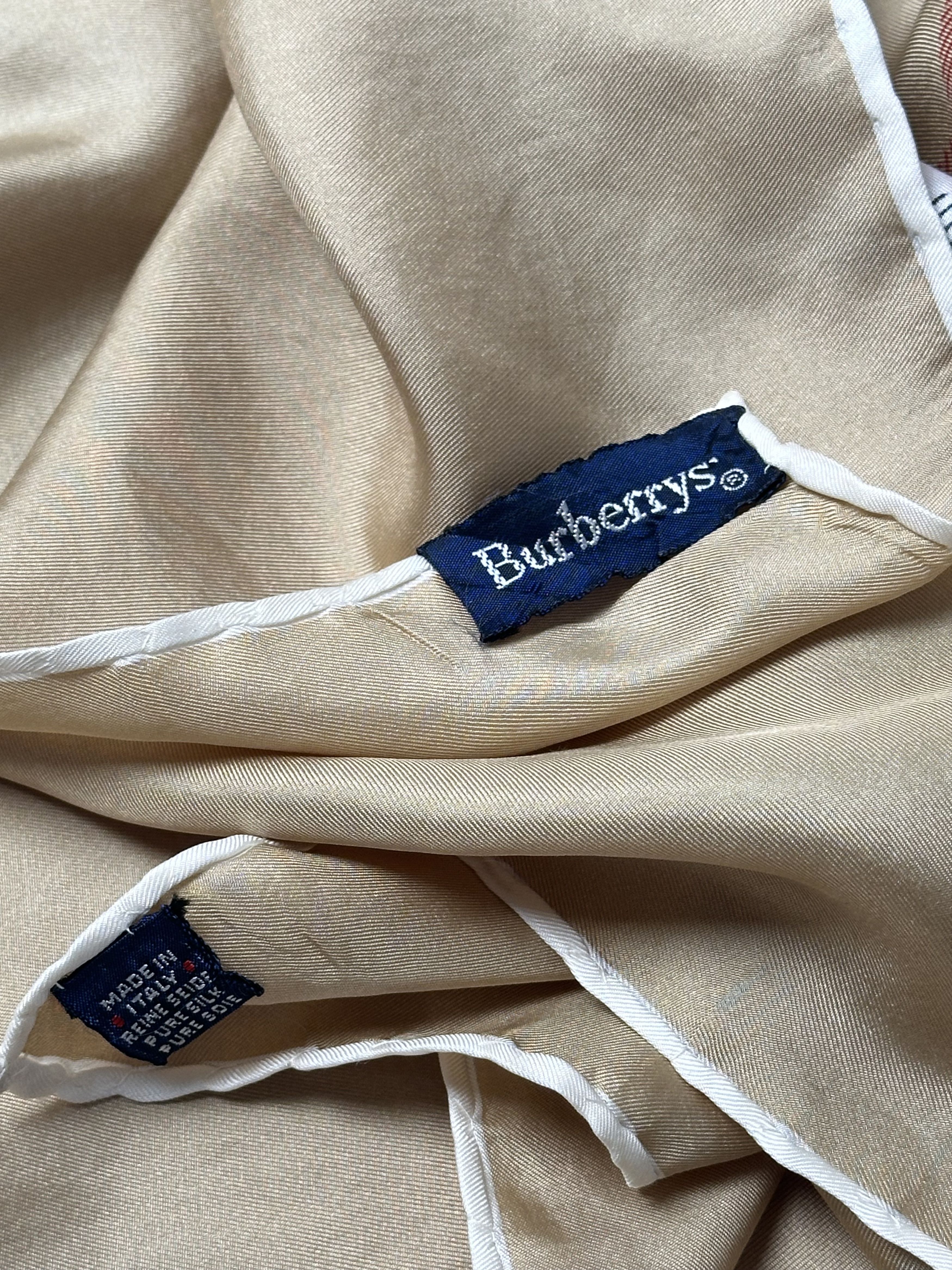 Burberry × Vintage Burberrys scarf Nova Check Silk Size ONE SIZE - 4 Thumbnail