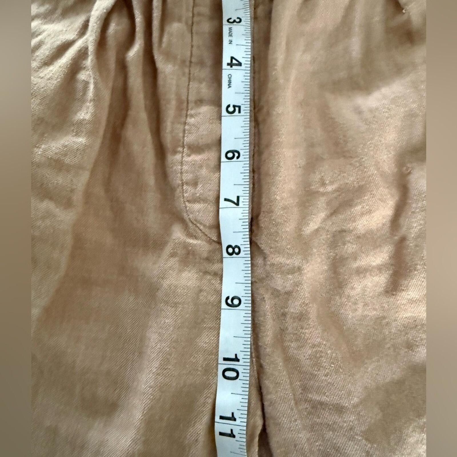 Free People Free People $168 Desert Heat Pants Dune XS Linen Blend Size 26" / US 2 / IT 38 - 9 Thumbnail