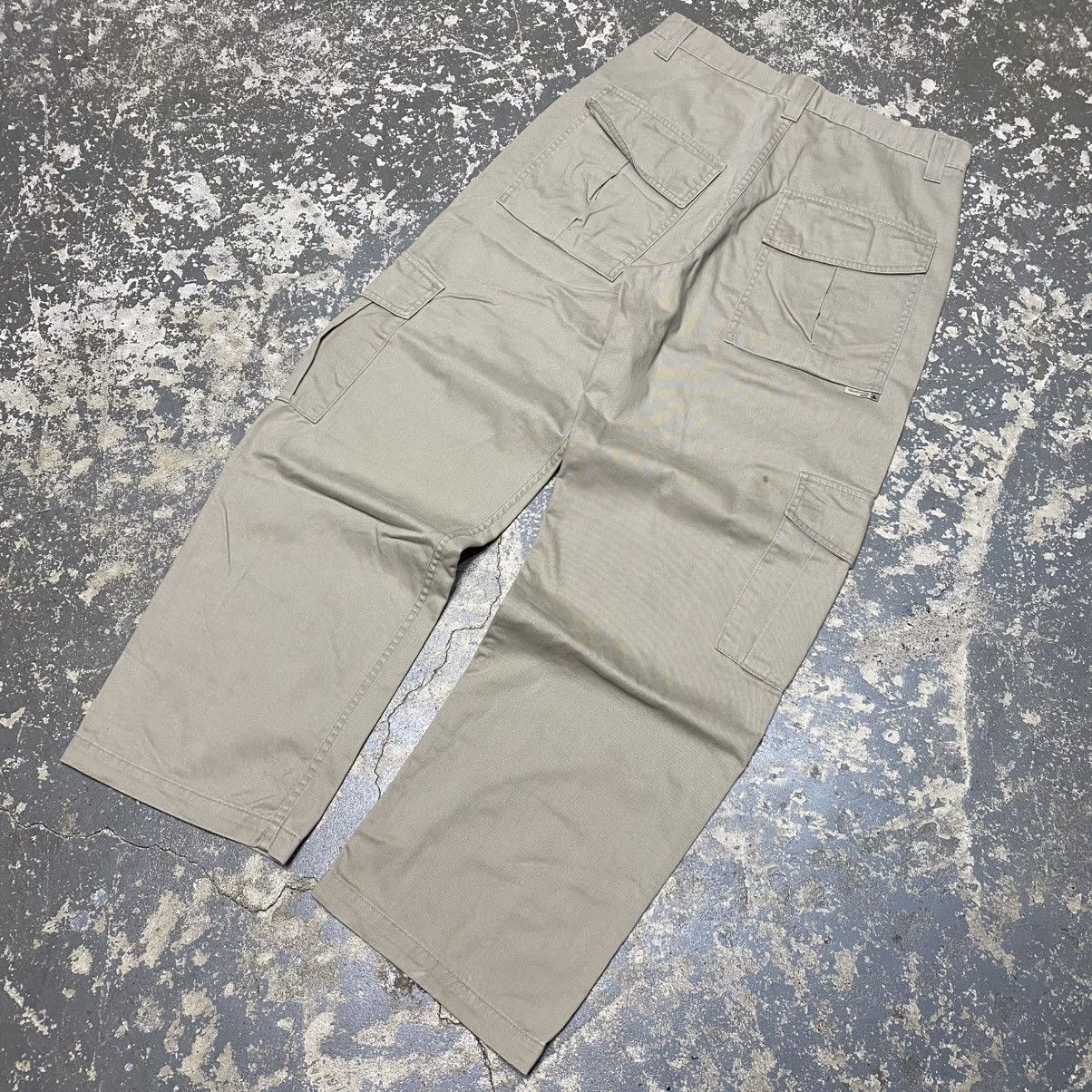 JNCO × Levi's × Vintage Vintage Levi’s SilverTab Cargo Tan Baggy Pants 90s Size US 32 / EU 48 - 2 Thumbnail