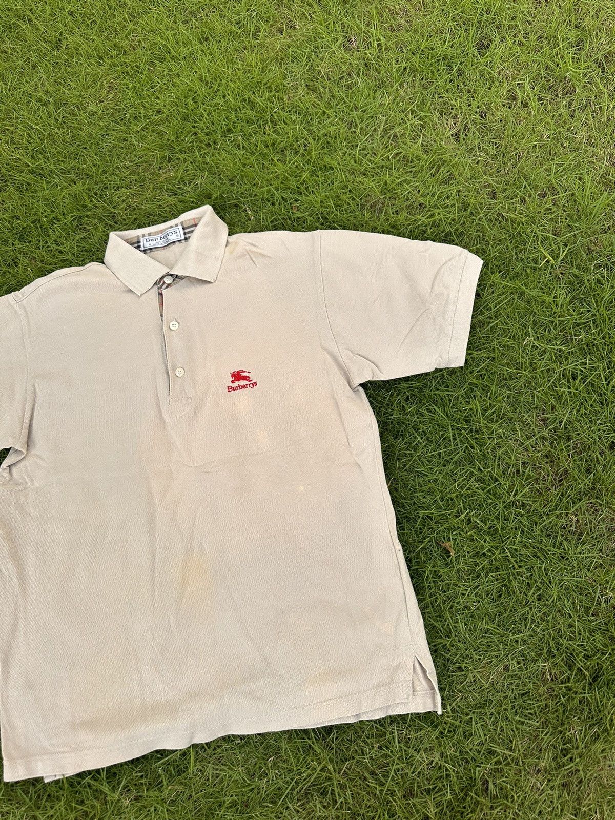 Burberry × Vintage BURBERRY VINTAGE BASIC LOGO POLO T-SHIRT Size US S / EU 44-46 / 1 - 4 Thumbnail