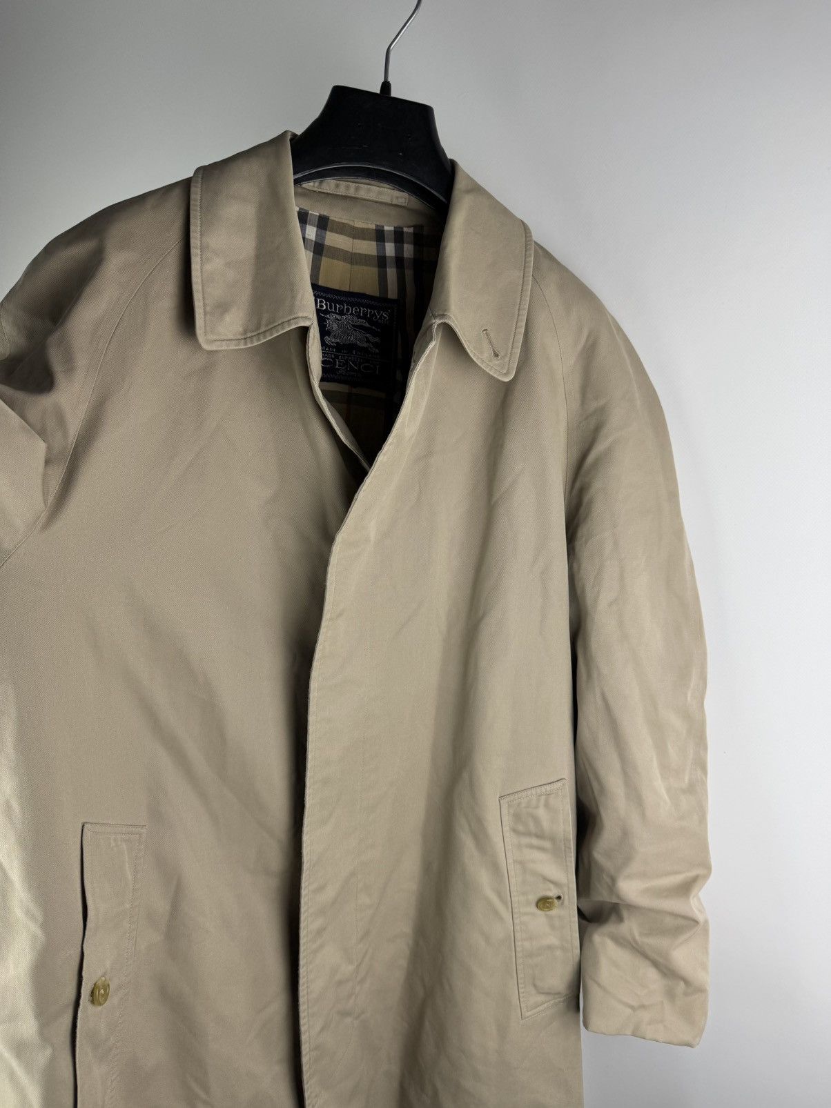 Burberry Burberry Prorsum Trench Coat Jacket Beige Size US L / EU 52-54 / 3 - 3 Thumbnail