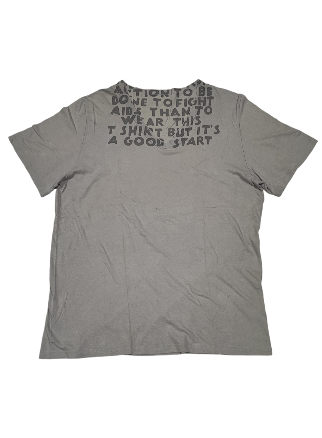 Maison Margiela MAISON MARTIN MARGIELA AIDS reflection wording t-shirt Size US M / EU 48-50 / 2 - 1 Thumbnail