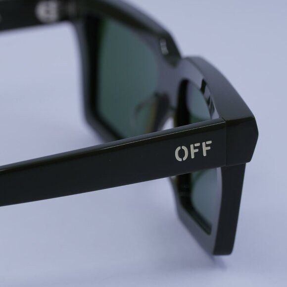 Off-White Off-White OERI142 WINDSOR 5655 Sunglasses Green Square Frame Size ONE SIZE - 9 Thumbnail