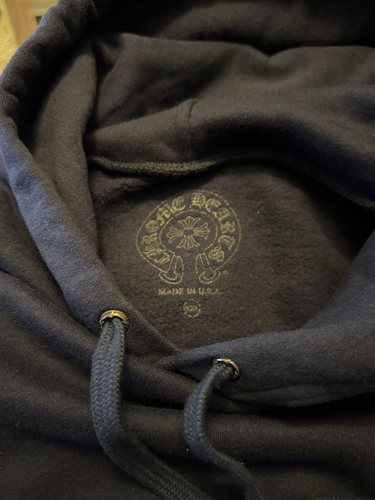 Chrome Hearts Chrome Hearts Navy Vertical Hoodie Size US XXL / EU 58 / 5 - 6 Thumbnail