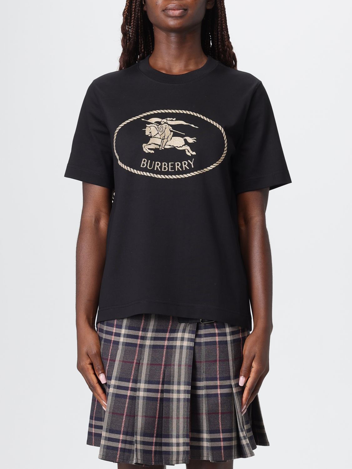 Burberry T-Shirt Woman Black