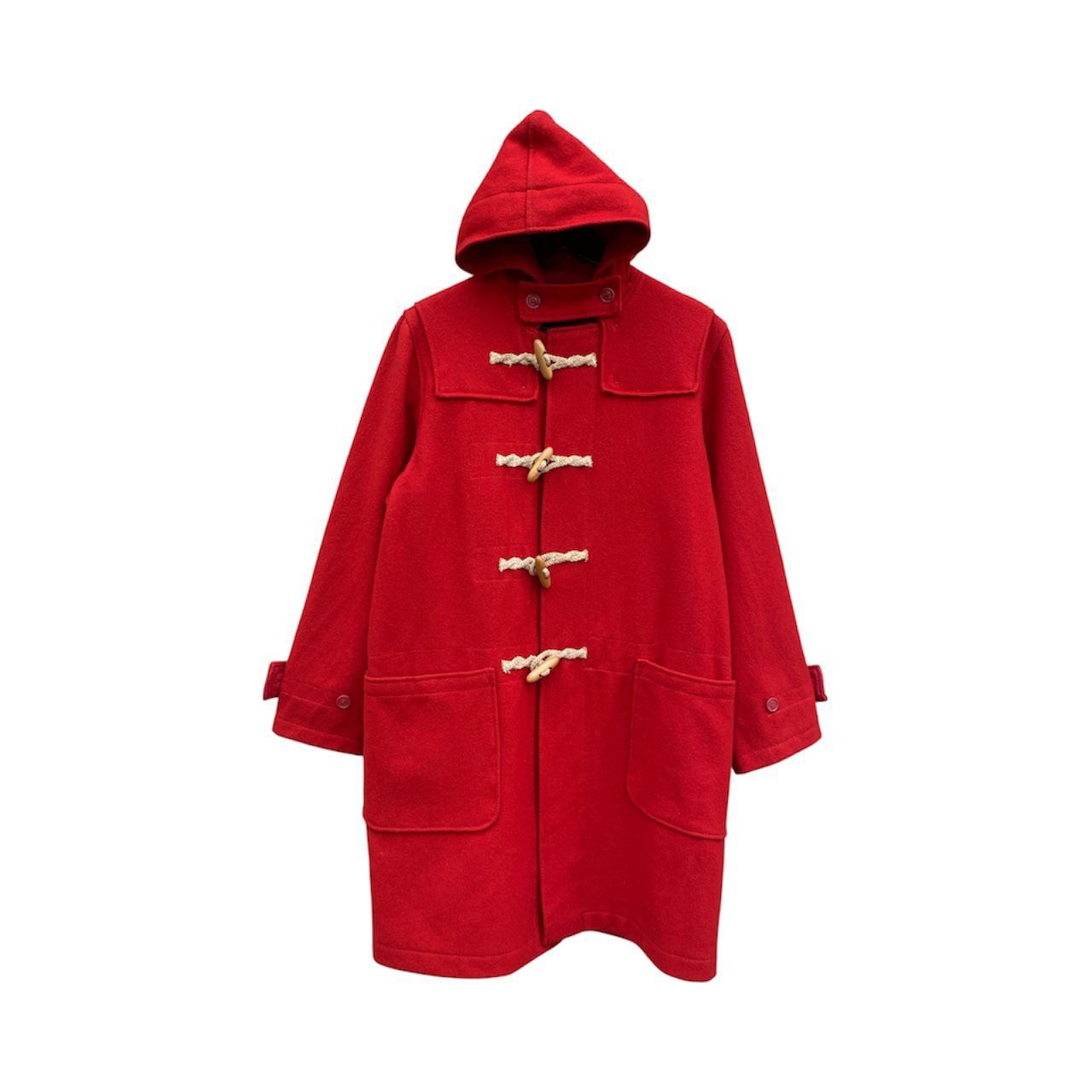 Schott Schott Duffle Coat Wool Red Colour Size US S / EU 44-46 / 1 - 1 Thumbnail
