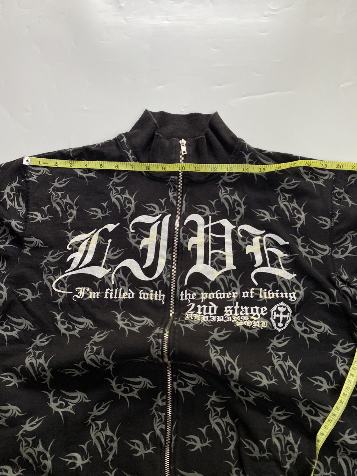 If Six Was Nine × Japanese Brand × KMRii japanese brand Qnatro-Q tribal sweatshirt zip Size US M / EU 48-50 / 2 - 11 Thumbnail