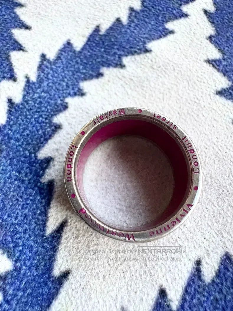 Vivienne Westwood Vivienne Westwood size M Pink pirate pattern ring Size ONE SIZE - 8 Thumbnail