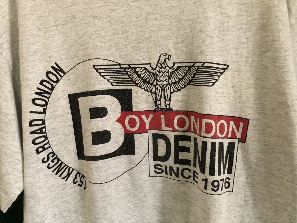 Vintage Vintage 90s Boy London T Shirt Punk Size US L / EU 52-54 / 3 - 3 Thumbnail