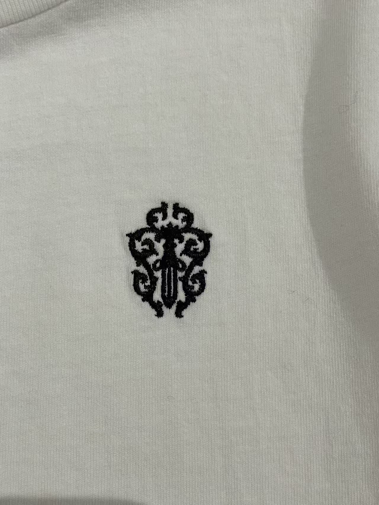 Chrome Hearts Chrome Hearts Embroidered Dagger White Short Sleeve Tee Size M / US 6-8 / IT 42-44 - 3 Thumbnail
