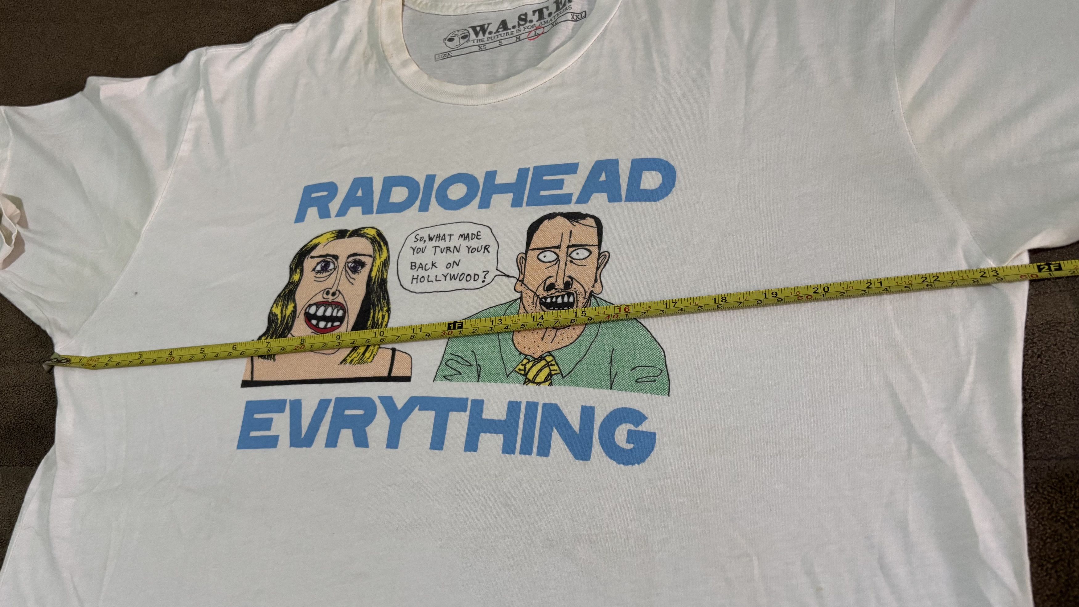 Band Tees Vtg Y2k Radiohead Everything Shirt oasis blur Size US L / EU 52-54 / 3 - 5 Thumbnail