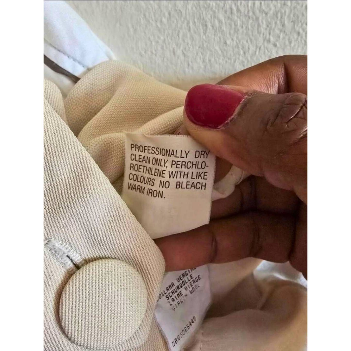Moschino Moschino Couture Beige High-Waisted Wide-Leg Wool Pants Sz 4 Size 27" / US 4 / IT 40 - 9 Thumbnail