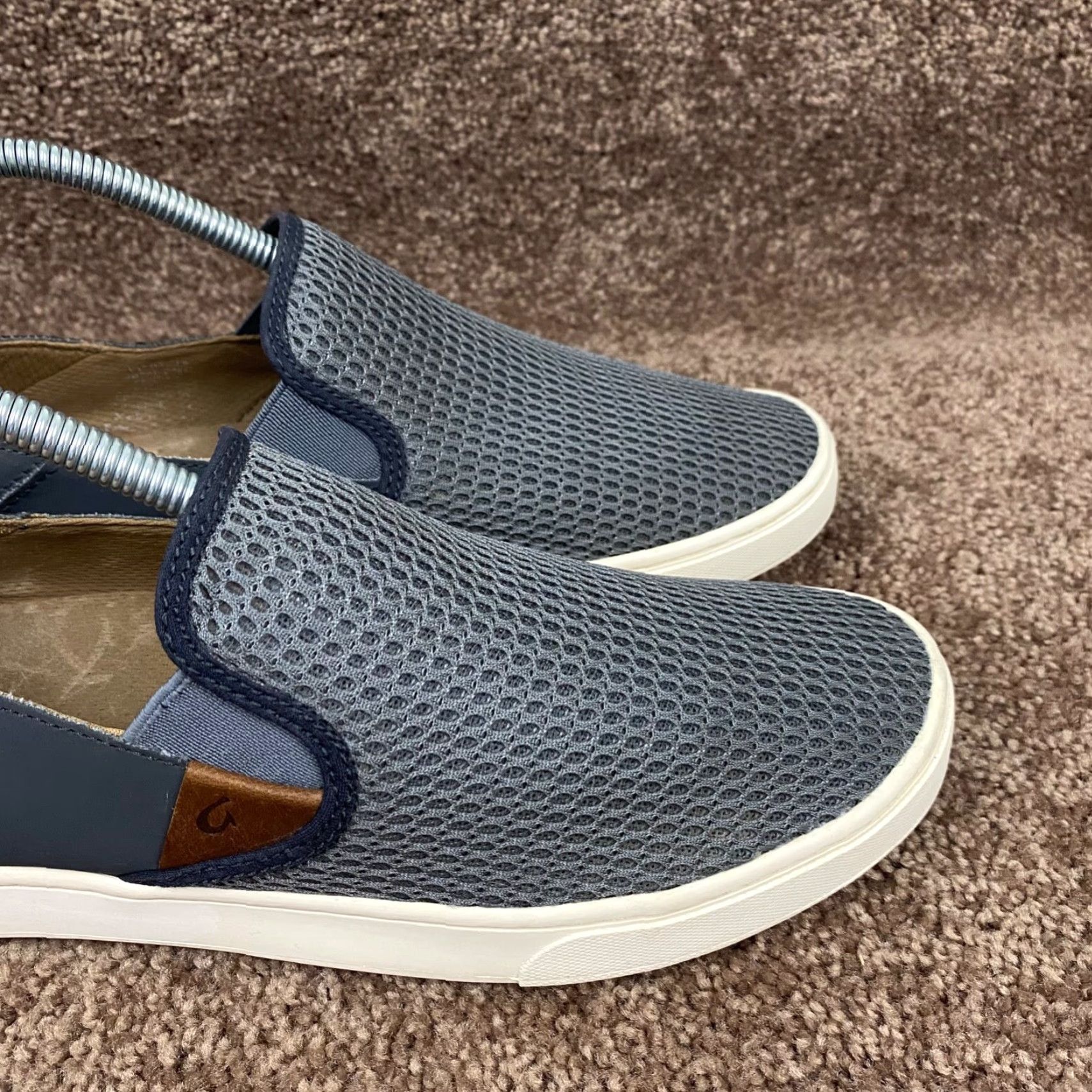 Olukai OLUKAI Pehuea Slip On Sneaker Womens 10 EU 40 Pavement Gray Loafer Casual Slip-On Walking 20271-166C Size US 10 / IT 40 - 4 Thumbnail