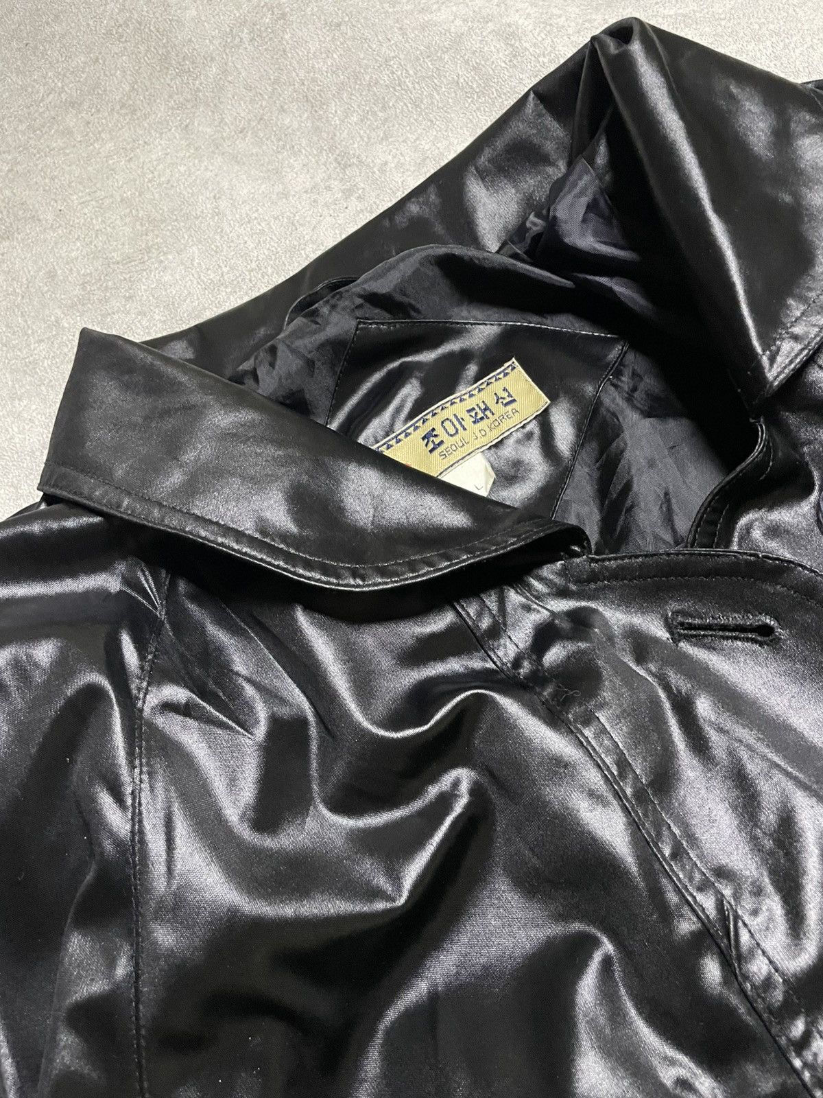 If Six Was Nine Skull Vintage Japanese Black Trench – Shadow Silence Size US L / EU 52-54 / 3 - 4 Thumbnail
